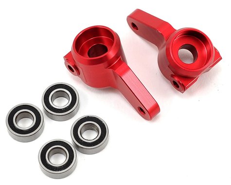 Aluminum Oversized Front Knuckles with Bearings Red for Rustler/Slash/Stampede (2) (STRST3636R)