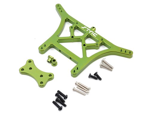 Aluminum Heavy Duty Rear Shock Tower 6mm Green for Bandit/Rustler/Slash/Stampede (STRST3638G)