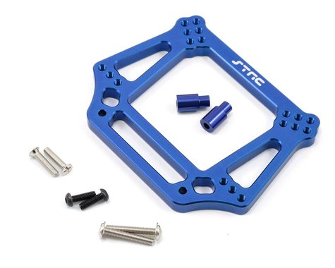 Aluminum Heavy Duty Front Shock Tower 6mm Blue for Bandit/Rustler/Slash/Stampede (STRST3639B)