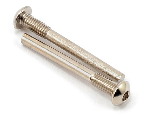 Heat Treated Polished Steel Front Inner Hinge Pins for Bandit/Rustler/Slash/Stampede (2) (STRST3640FK)
