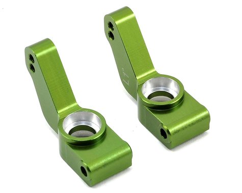 Aluminum Rear Hub Carriers with 1-Degree Toe-In Green for Rustler/Slash/Stampede (2) (STRST3652T1G)
