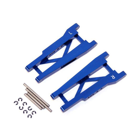 Aluminum Rear Suspension Arms Blue for Stampede/Rustler (2) (STRST3655B)