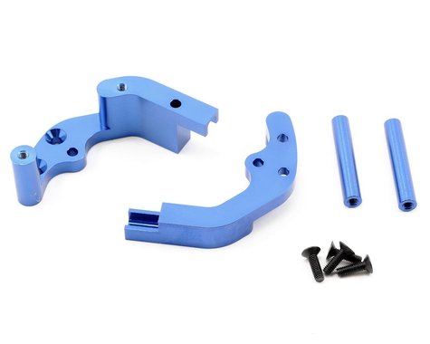 Aluminum Rear Motor Guard Blue for Bandit/Rustler/Slash/Stampede (2) (STRST3677B)