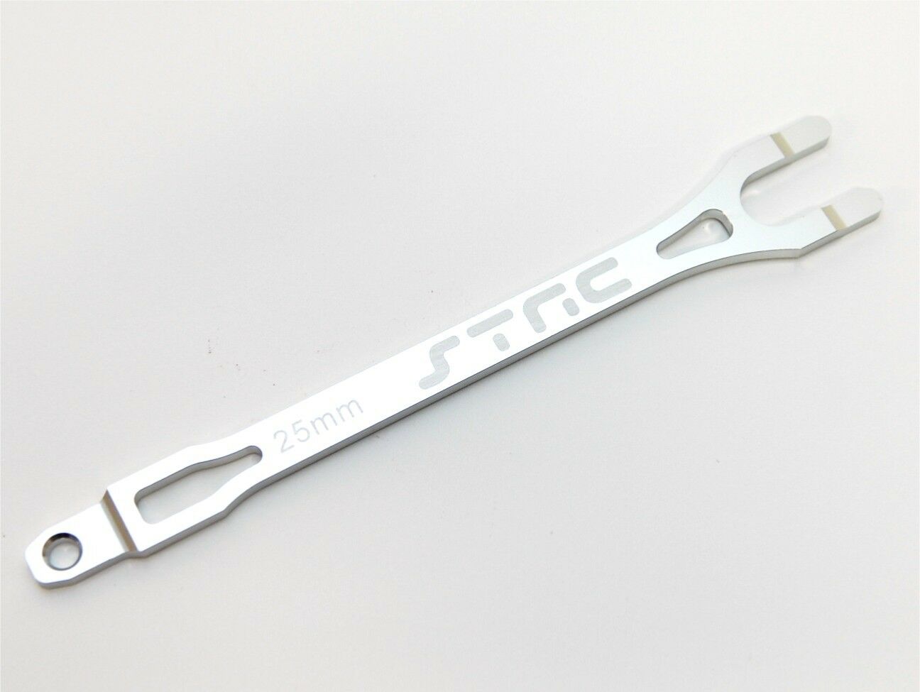Aluminum Battery Strap Silver for Slash (STRST3727S)