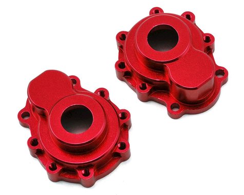 Aluminum Outer Portal Drive Housing Red for TRX-4 (2) (STRST8251R)