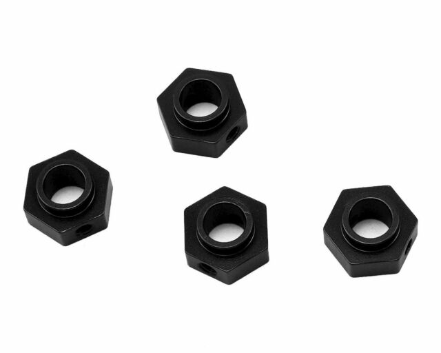 Aluminum Wheel Hexes 12mm Black for TRX-4 (STRST8269BK)