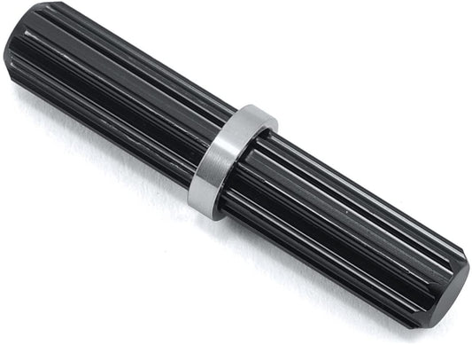 Aluminum Center Driveshaft Spline Black for SCX10 (2) (STRSTA31114SBK)