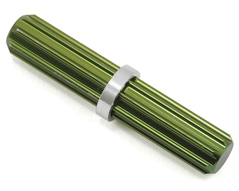 Aluminum Center Driveshaft Spline Green for SCX10 (STRSTA31114SG)