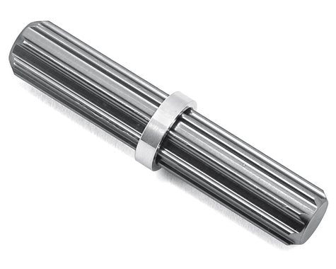 Aluminum Center Driveshaft Spline Silver for SCX10 (STRSTA31114SS)