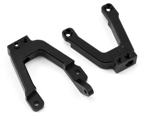 Aluminum Heavy Duty Front Shock/Panhard Mounts Black for SCX10 II (STRSTA31380FBK)