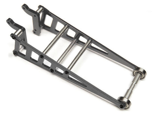 Aluminum Wheelie Bar Kit with Dual or Single Wheel Option Gunmetal for DR10 (STRSTC71071GM)