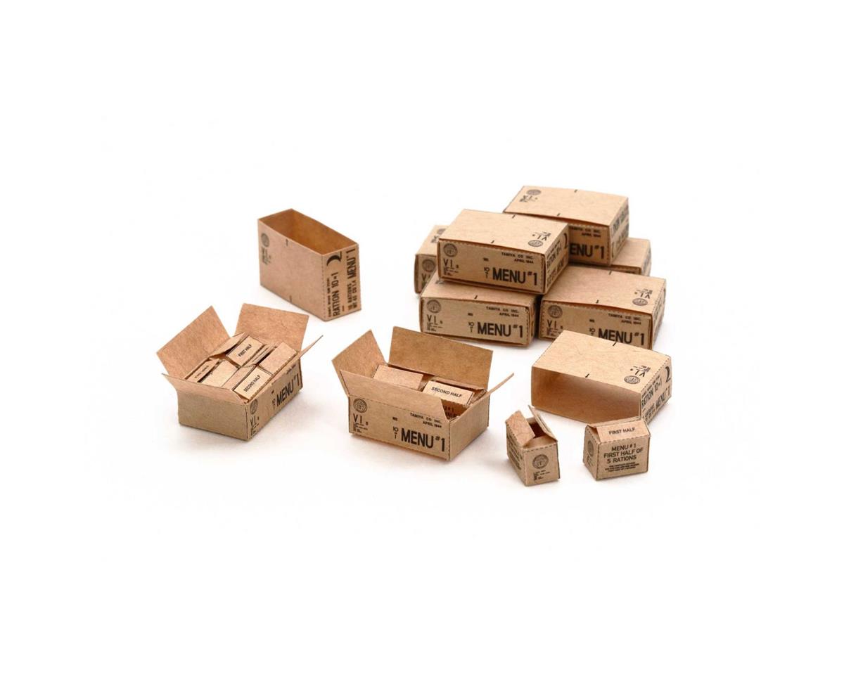 1/35 WWII US 10-in-1 Ration Cartons Plastic Model Kit (TAM12689)