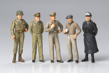 1/48 WWII Famous Generals (5) Plastic Model Kit (TAM32557)
