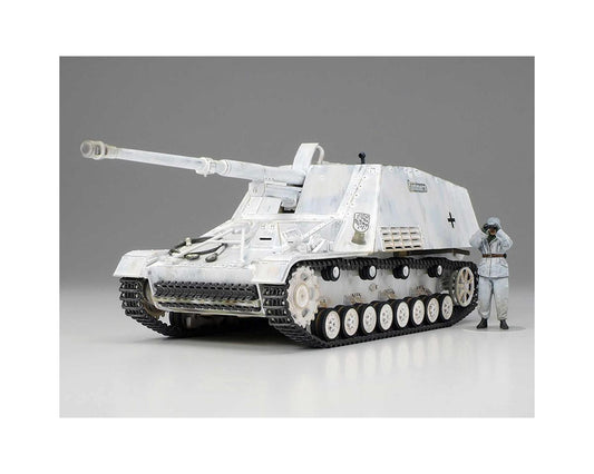 1/48 German Nashorn Self-Propelled Heavy Anti-Tank Destroyer with 8.8cm Pak 43/1 Gun Plastic Model Kit (TAM32600)