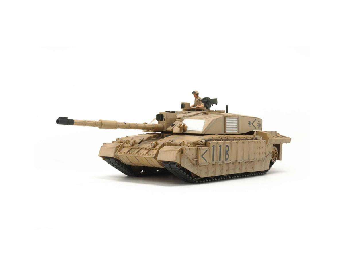 1/48 British Challenger 2 Main Battle Tank (Desertised) Plastic Model Kit (TAM32601)