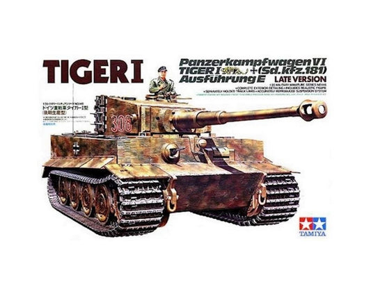 1/35 Tiger I Heavy Late Tank Plastic Model Kit (TAM35146)