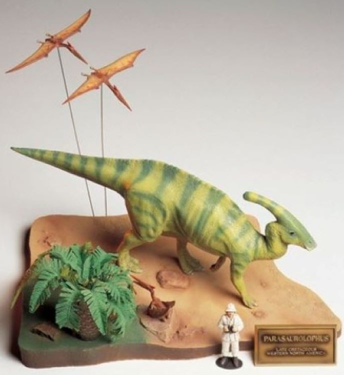 1/35 Parasaurolophus Dinosaur Diorama Set Plastic Model Kit (TAM60103)