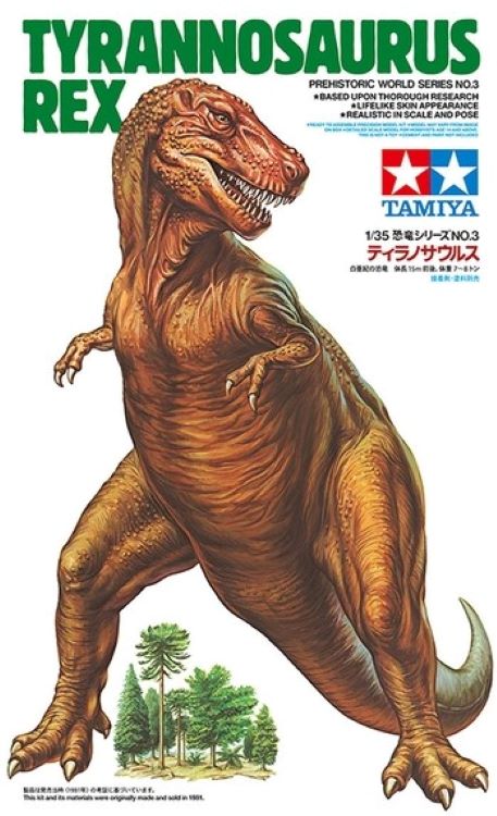 1/35 Tyrannosaurus Rex Dinosaur Plastic Model Kit (TAM60203)