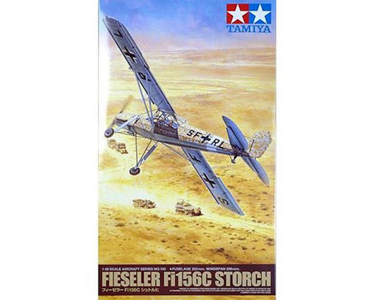 1/48 Fi156C Storch Aircraft Plastic Model Kit (TAM61100)