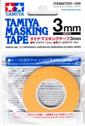 Masking Tape 3mm x 18m (TAM87208)