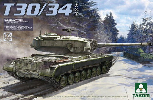 1/35 US T30/34 Heavy Tank Plastic Model Kit (TAO2065)
