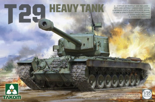 1/35 US T29 Heavy Tank Plastic Model Kit (TAO2143)