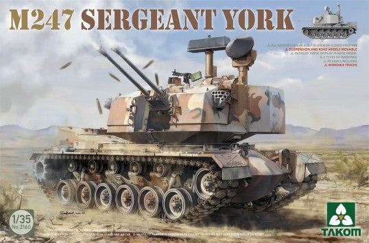 1/35 M247 Sergeant York Tank Plastic Model Kit (TAO2160)
