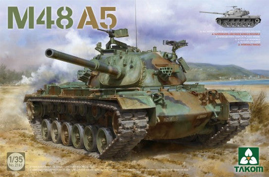 1/35 M48A5 Tank Plastic Model Kit (TAO2161)