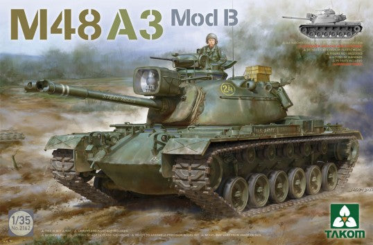1/35 M48A3 Mod B Tank Plastic Model Kit (TAO2162)