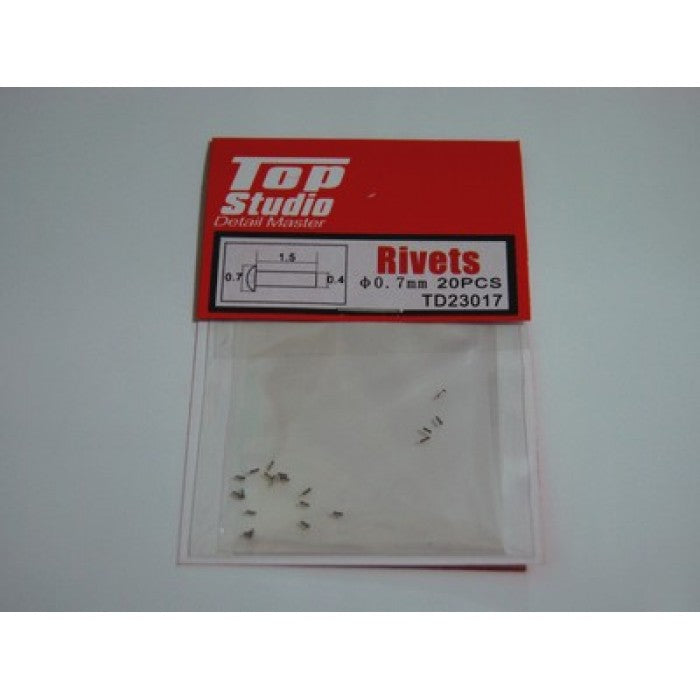 Rivets 0.7mm for Plastic Model Detailing (TPSTD23017)