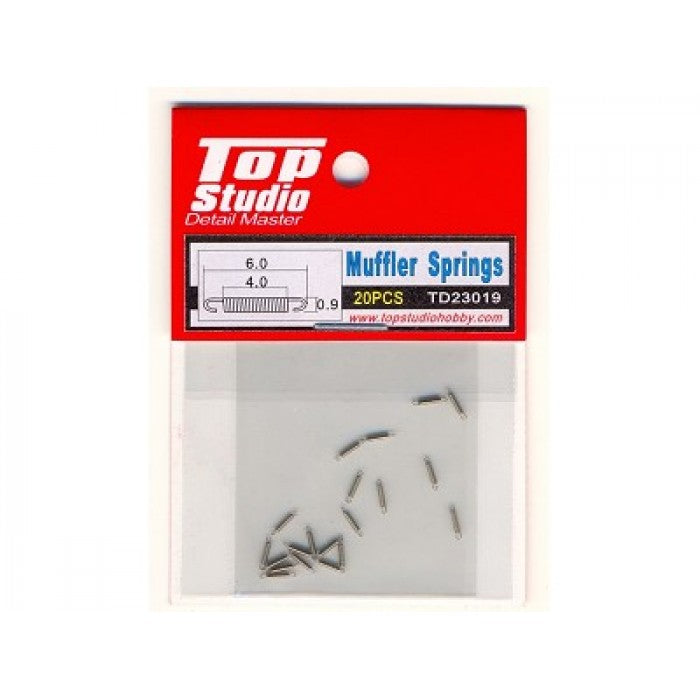 Muffler Springs for Plastic Model Detailing (TPSTD23019)