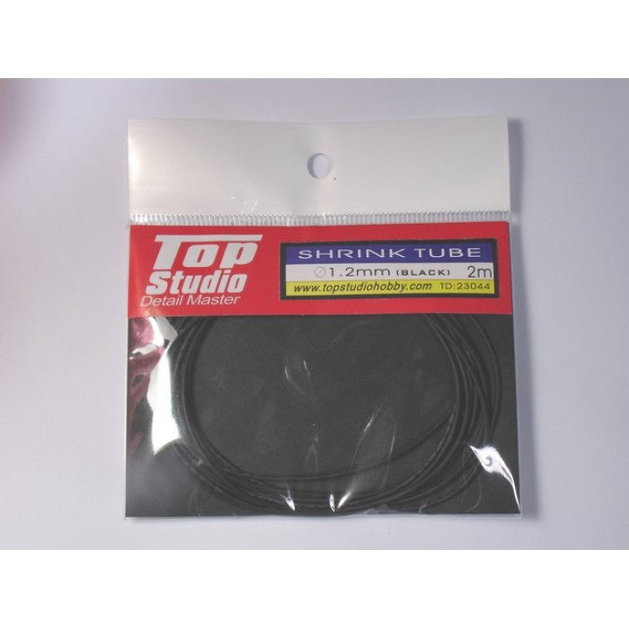 Black Shrink Tube 1.2mm for Plastic Model Detailing (TPSTD23044)