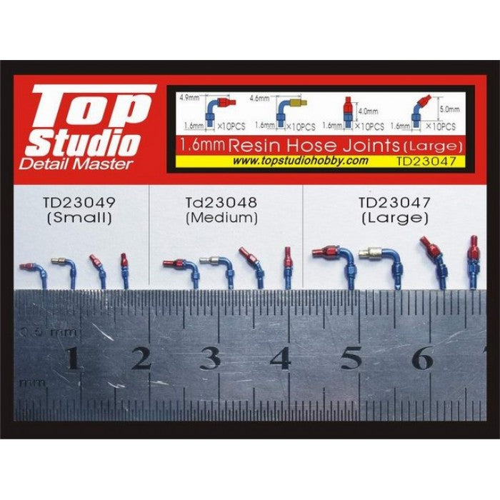 Medium Hose Joints 1.2mm for Plastic Model Detailing (TPSTD23048)