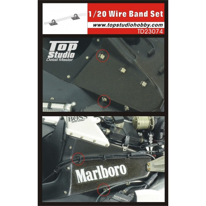 Wire Bands for 1/20 Plastic Model Detailing (TPSTD23074)