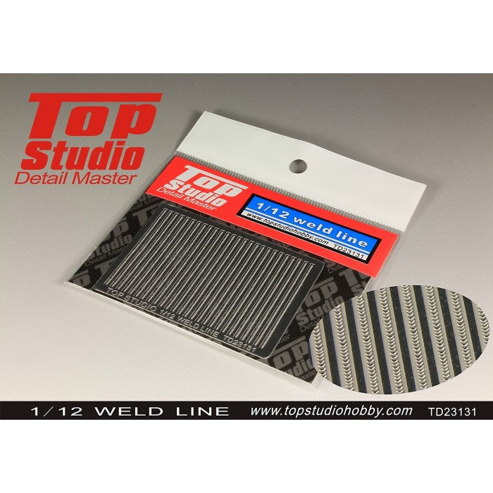 Weld Lines for 1/12 Plastic Model Detailing (TPSTD23131)