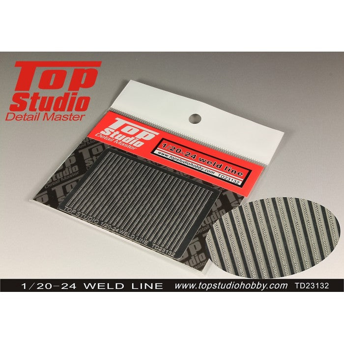 Weld Lines for 1/20-1/24 Plastic Model Detailing (TPSTD23132)