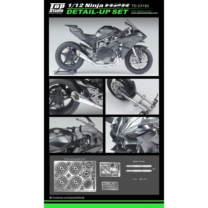 Detail Set for 1/12 Ninja H2R Plastic Model Kit (TPSTD23182)