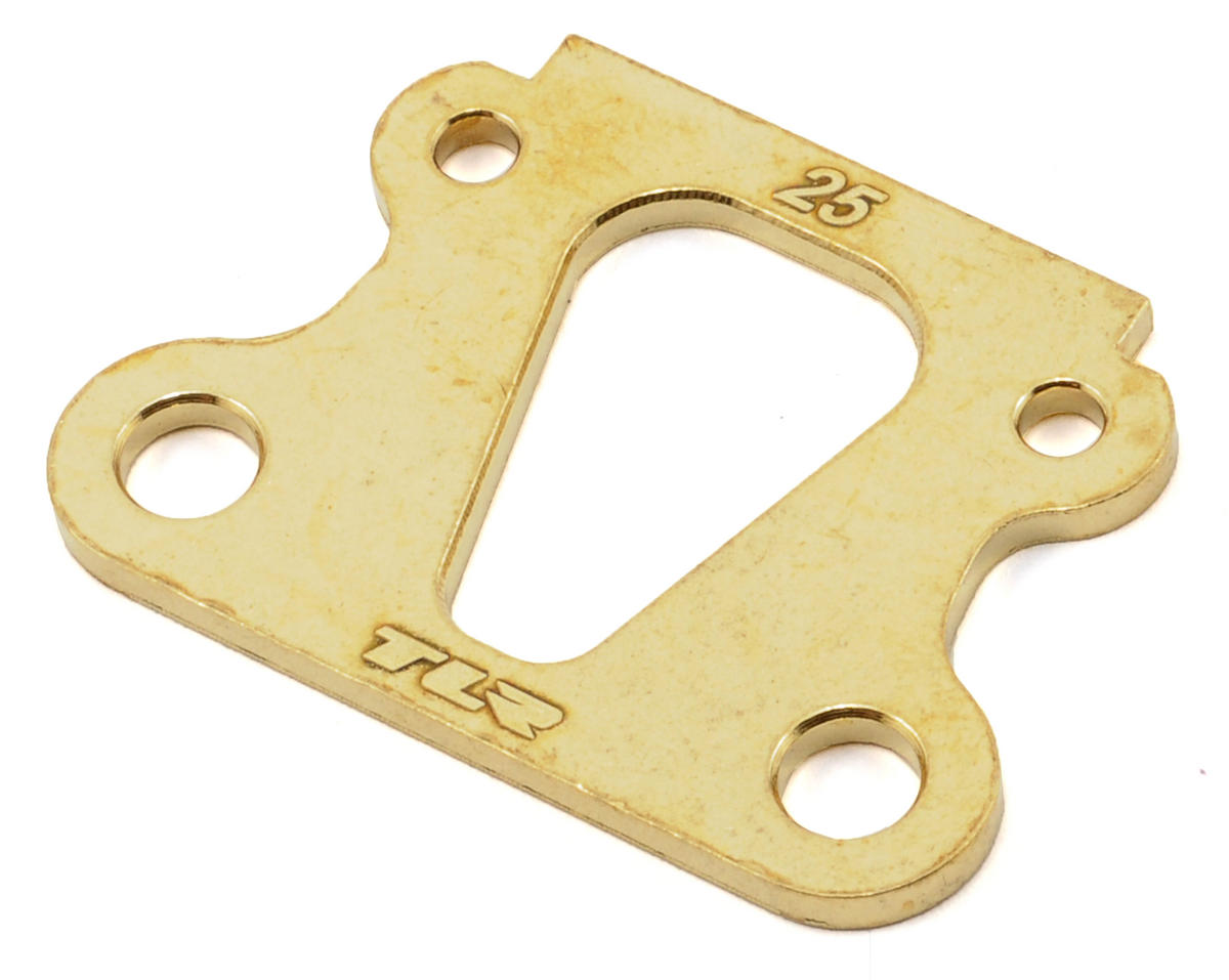Brass Kick Angle Shim 25-Degree for 22 (TLR1049)