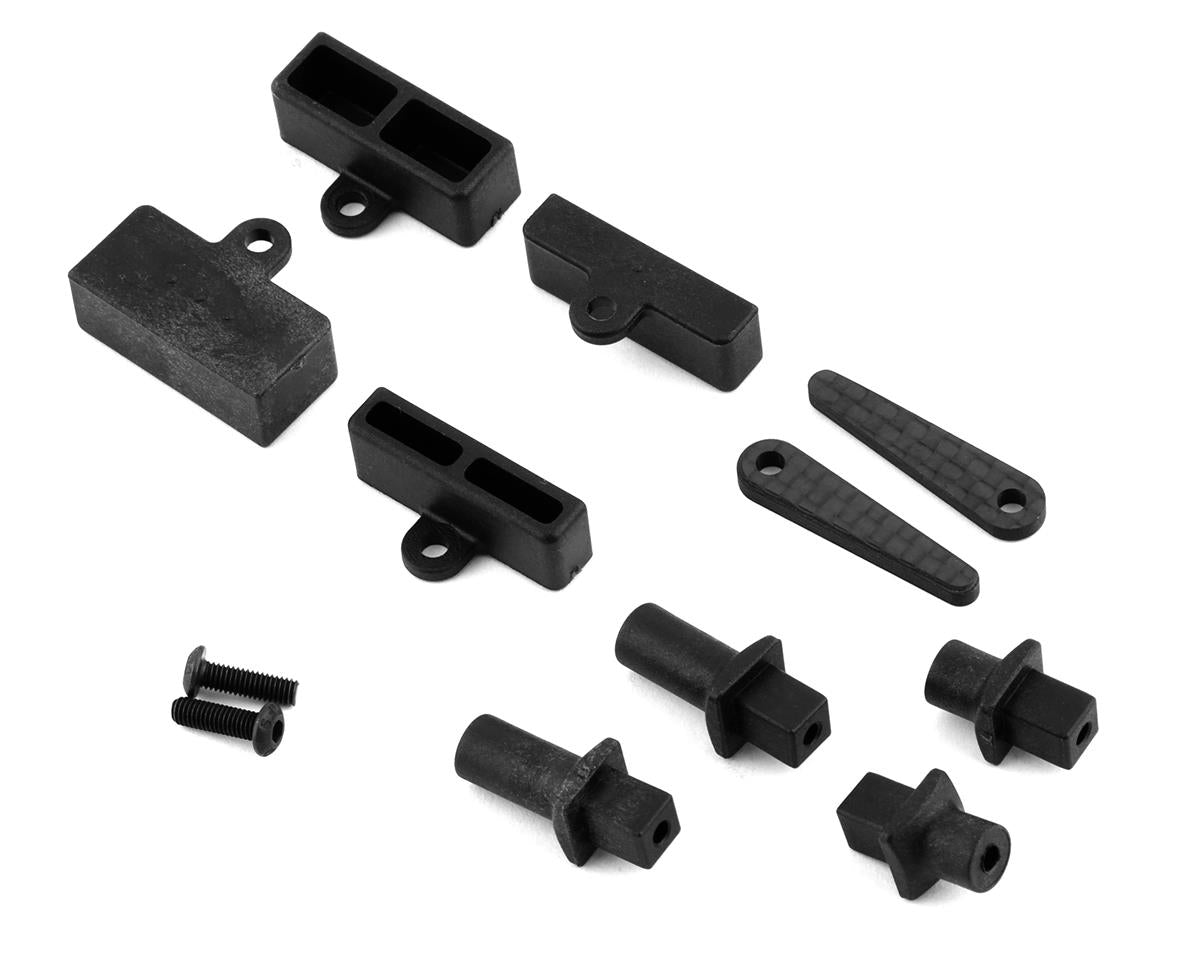 Carbon Tab Battery Mount Set for 22X-4 (TLR231102)