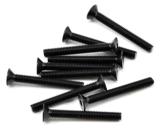 Flathead Screws 3x25mm (10) (TLR235004)
