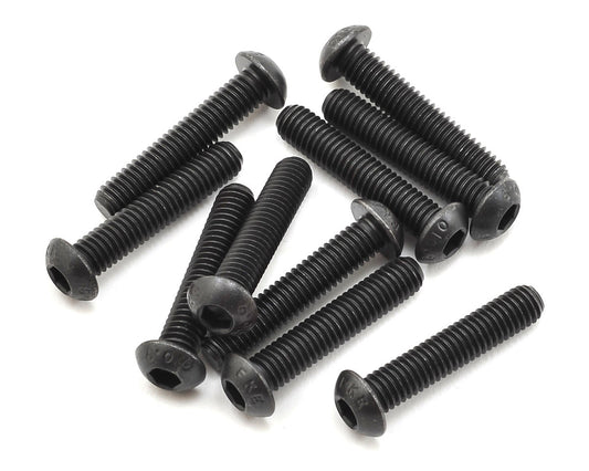 Buttonhead Screws 6x30mm (10) (TLR255036)