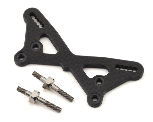 Carbon Front Tower with Titanium Standoffs for 22 5.0 (TLR334054)