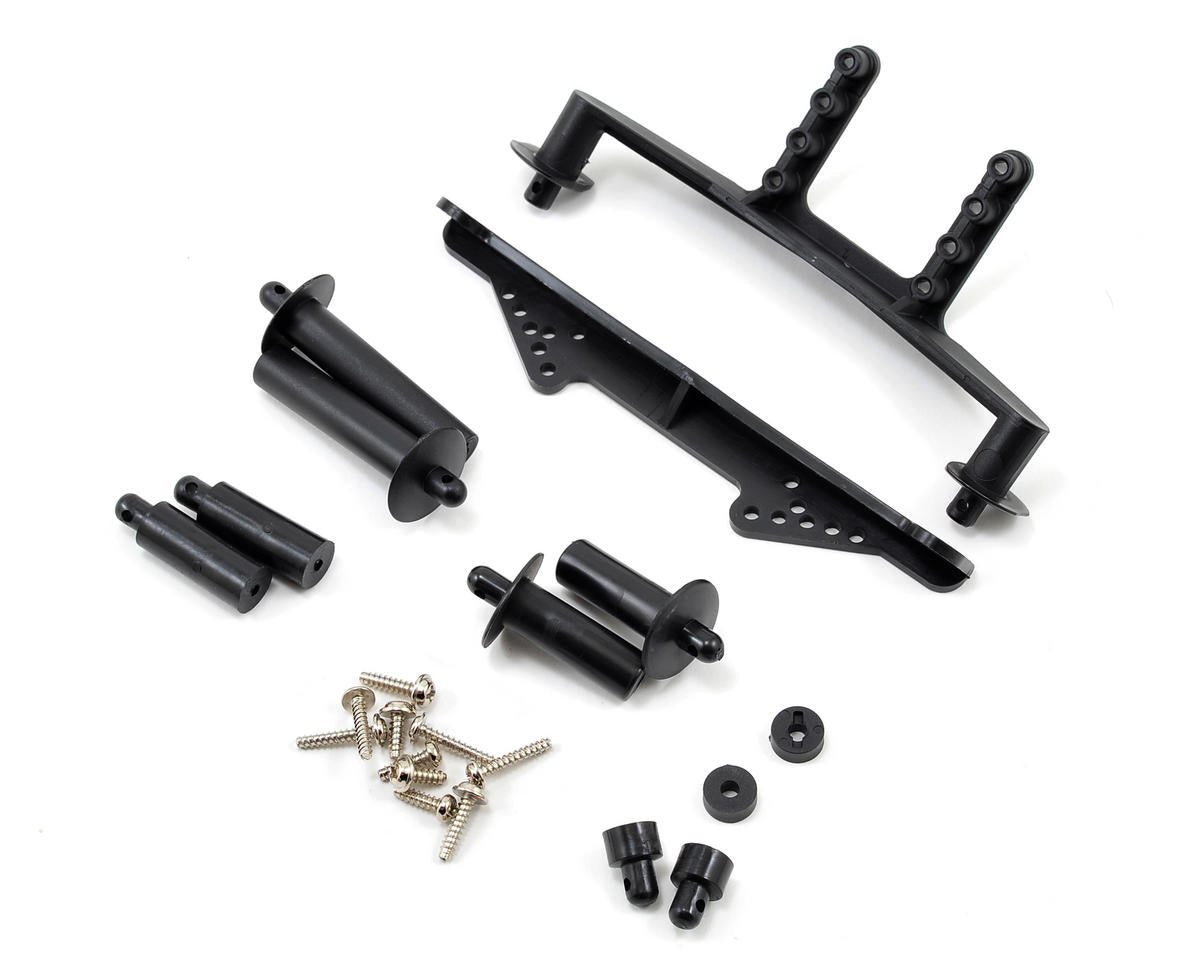 Front and Rear Body Mount Set with Hardware for Rustler/Slash/Stampede (TRA1914R)