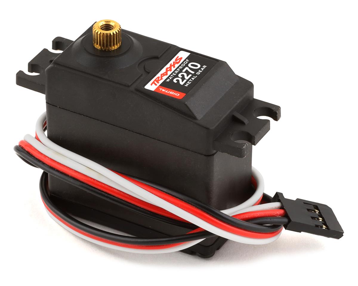 Metal Gear High Torque Waterproof Standard Servo (236oz/in|0.175sec/60-Degrees) (TRA2270)