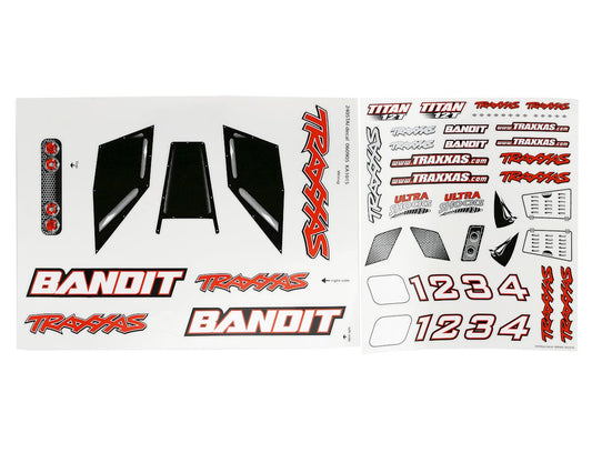 Decal Sheet for Bandit (TRA2413X)