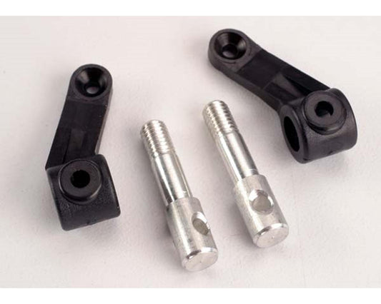 Steering Blocks with Aluminum Spindles (2) (TRA2737)