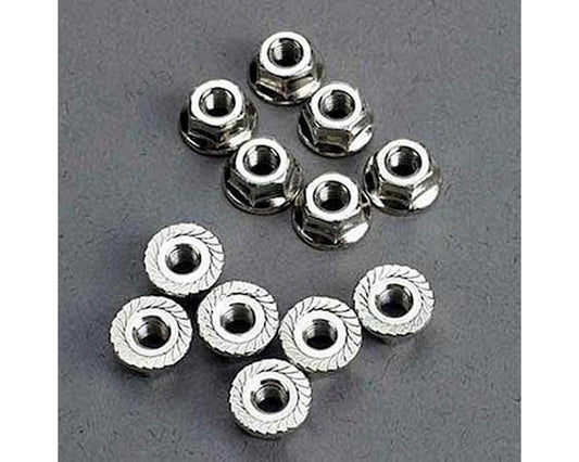 Flanged Lock Nuts 3mm (12) (TRA2744)