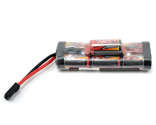 3000mAh 8.4V 7-Cell Hump Power Cell Long NiMH Battery Pack with Traxxas ID Plug (TRA2926)