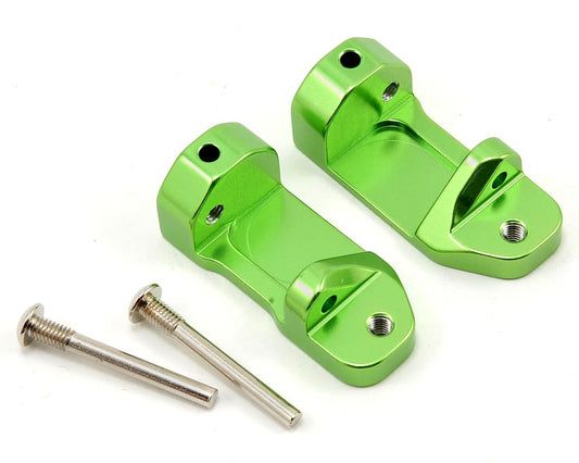 Aluminum Caster Blocks 30-Degree Green for Drag Slash/Nitro Slash/Rustler/Slash/Stampede (2) (TRA3632G)