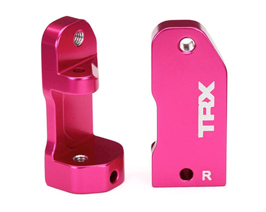 Aluminum Caster Blocks 30-Degree Pink for Drag Slash/Nitro Slash/Rustler/Slash/Stampede (2) (TRA3632P)